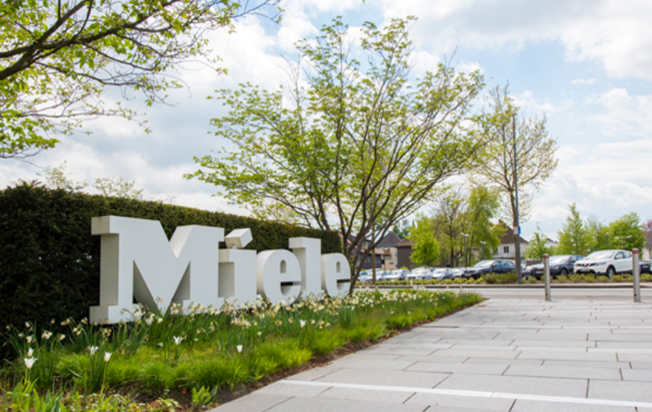 Large outdoor Miele sign